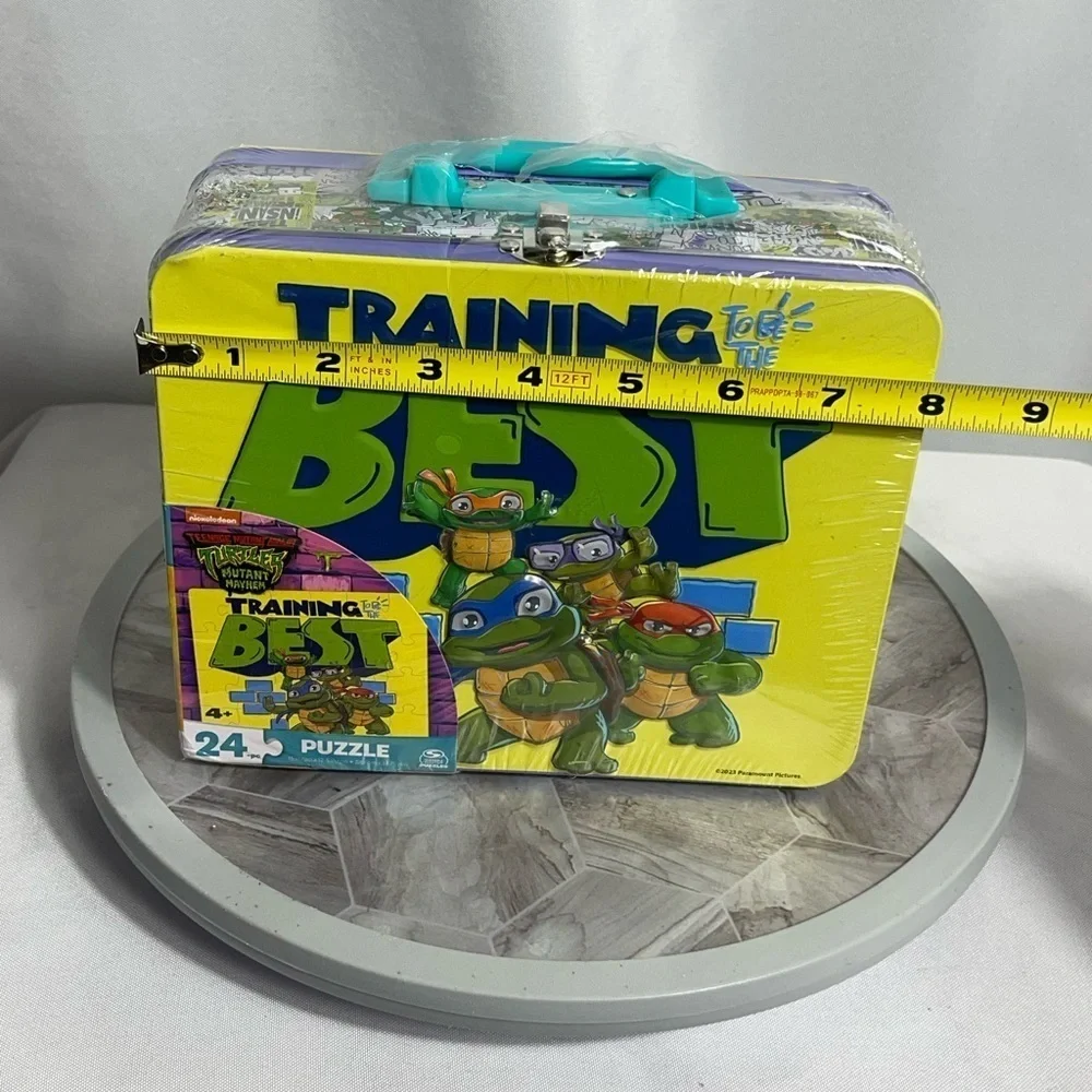 TMNT Mutant Mayhem 24pc Puzzle in Tin Lunchbox - Nickelodeon 2023 NWT